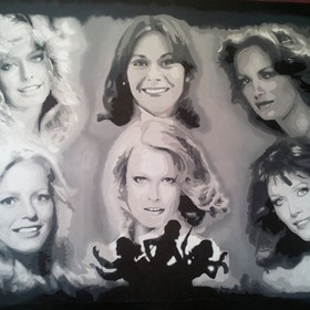 Paintings: charlies angels 32x40 inch