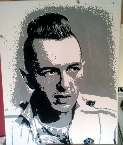 Paintings: joe strummer